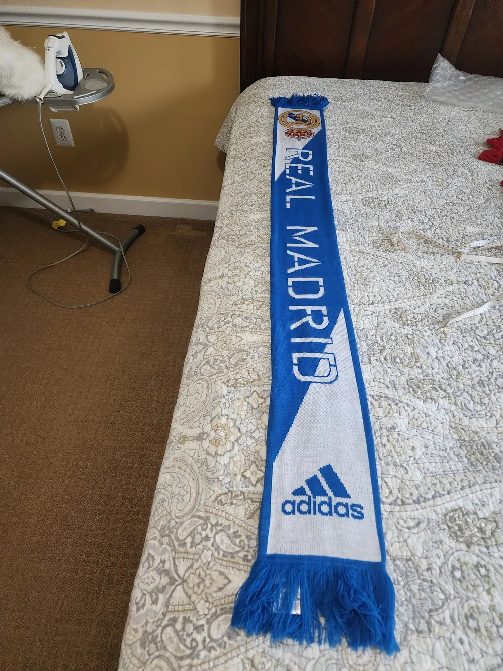 Soccer Adidas Real Madrid Blue Fan Scarf